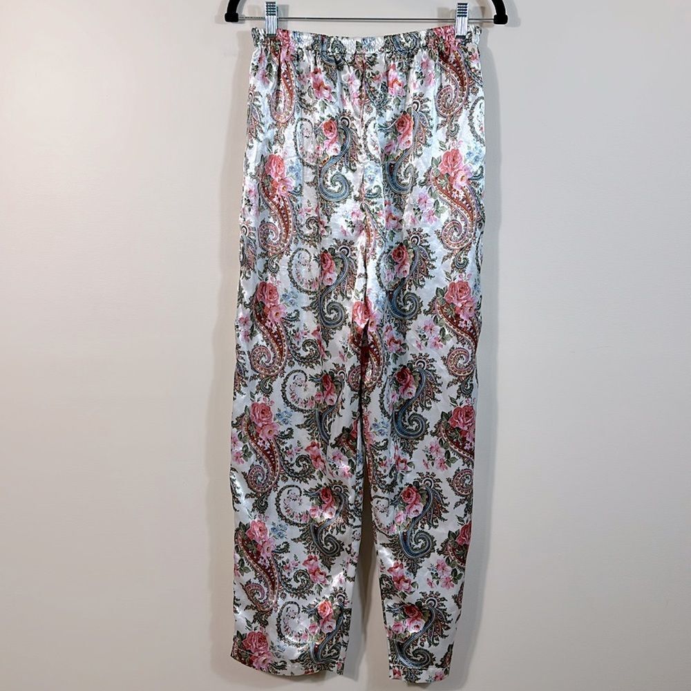 Victoria’s Secret Gold Label Vintage 90s Floral Paisley Lounge Sleep Pants Small
